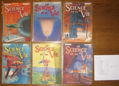 Revista ,,La Science et la Vie&amp;quot; - 1936 foto