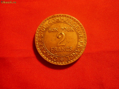 2 Fr. 1925 FRANTA ,bronz , cal.F.Buna ,d=2,7 cm foto