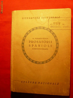 ANTOLOGIE -Prozatori Spanioli Contemporani -1923 foto