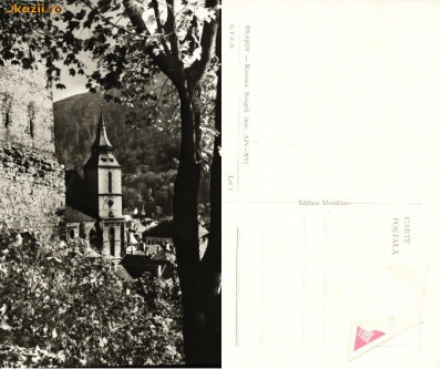 Carte postala ilustrata Biserica neagra,Brasov foto