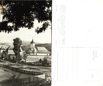 Carte postala ilustrata Manastirea Moldovita foto