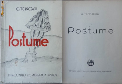 George Toparceanu , Postume , 1943 foto
