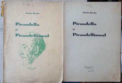 Aristia Benche , Pirandello si pirandellismul , 1937 foto
