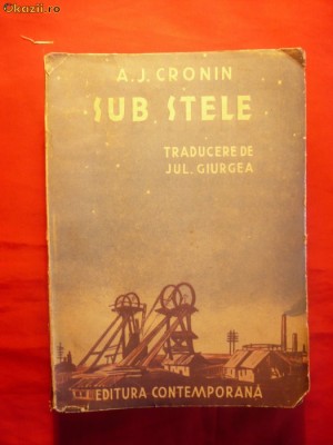 A.J.CRONIN - SUB STELE - cca. 1944 ,ed. III , vol.II foto