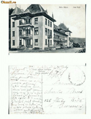 CP122 -40 Baile Slanic -Otel Puff -circulata 1903 foto