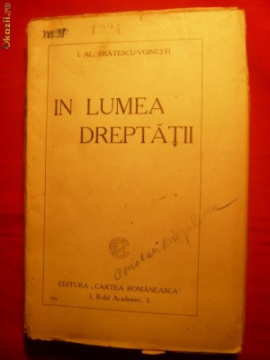 I.AL.BRATESCU-VOINESTI - IN LUMEA DREPTATII -1925 foto