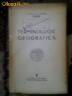 TERMINOLOGIE GEOGRAFICA- 1938 foto