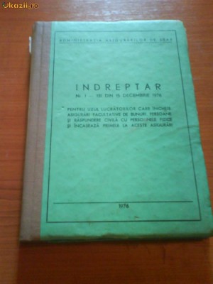 923 Indreptar sisgurarilor de stat 1976 foto