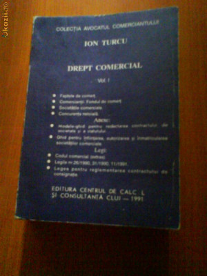 1639 Ion Turcu Drept Comercial vol1 foto