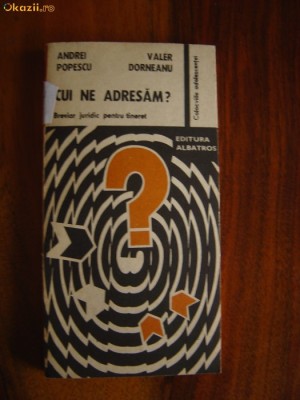 1732 Cui ne adresam? Andrei Popescu foto