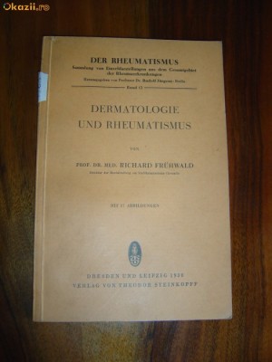 1783 Dr.R.Fruhwald Dermatologie und Reumatismus foto