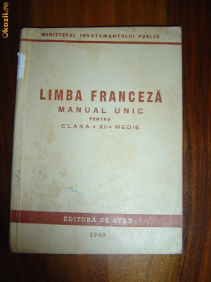 1790 Limba Franceza Manual Unic Cls.XI foto