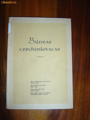 1781 Balneac Czechoslovacae -lb Franceza foto