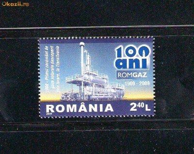 ROMANIA 2009 - ROMGAZ 100 ANI, MNH - LP 1831 foto
