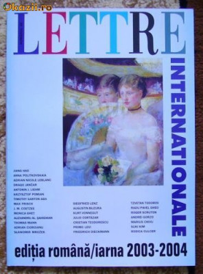 5 reviste Lettre Internationale , numerele 11 , 14 , 16 , 39 , 48 , lb. romana foto
