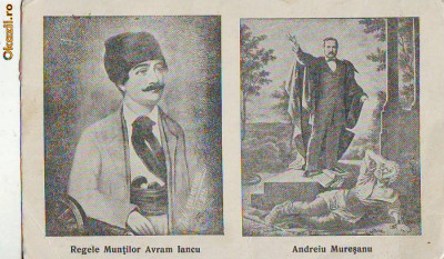 B081 Regele Muntilor Avram Iancu ,Andrei Muresanu 1926 circ. foto