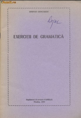 Exercitii de gramatica clasele VII-VIII foto