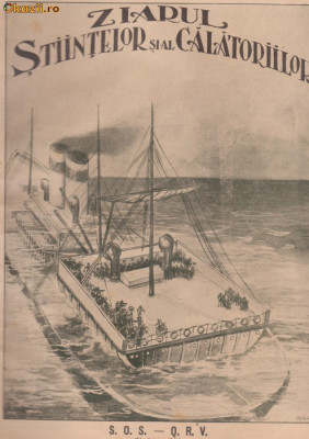 Ziarul Stiintelor si al Calatorilor : salvarea marinarilor 1930 foto