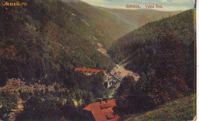 B8350 Sinaia Valea Rea circulata1911 foto