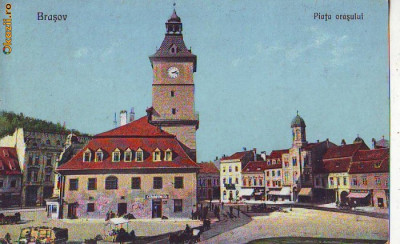 B8338 Brasov Piata Orasului circulata foto