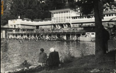 Carte postala ilustrata Lacul Ursu-Sovata foto