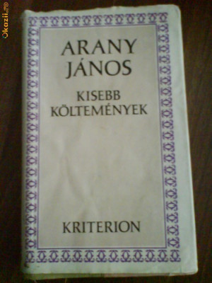 2363 Arany Janos Kisebb Koltemenyek foto