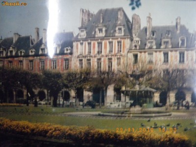 Carte postala veche Paris - Place des Vosges foto