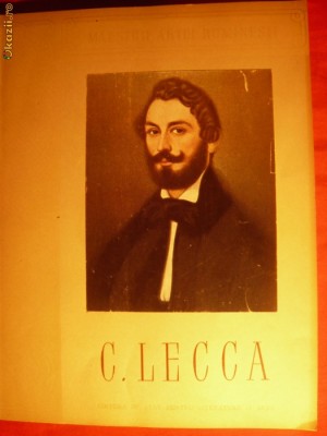 6. C.LECCA - Maestru al Picturii Romanesti - de J. Brutaru 1956 COLECTIA - MAESTRII ARTEI ROMANESTI 26 PAG. CU ILUSTRATII IN TEXT IN LIBA ROMANA , foto