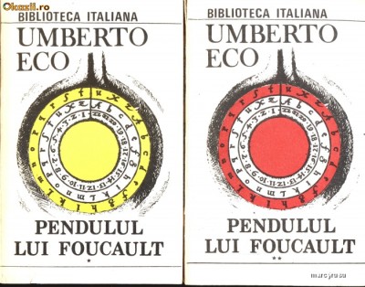 Pendulul lui Foucault, vol.I-II foto