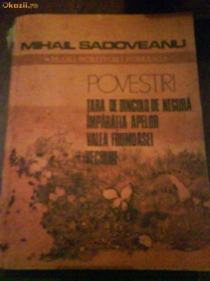 2438 M.Sadoveanu Povestiri foto