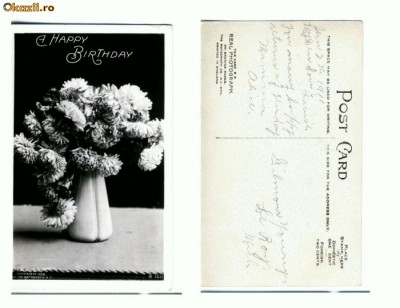Felicitare veche 118 -scrisa si datata 1911 -Printed England foto