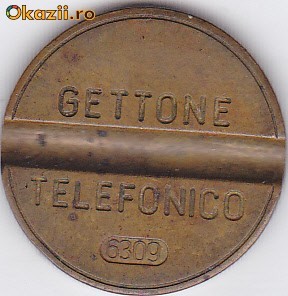 Jeton telefonic Gettone Telefonico foto