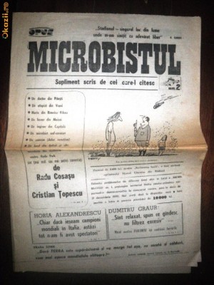 Ziarul Microbistul Opus - nr 2, Dec 1990 foto