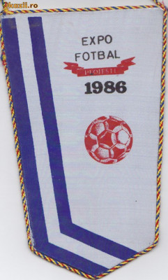 Fanion Expo Fotbal Ploiesti 1986 foto