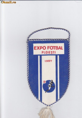 Fanion Expo Fotbal Ploiesti 1987 foto