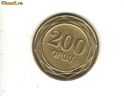 bnk mnd Armenia 200 dram 2003 UNC foto