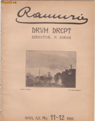 Ramuri : Din gara Craiova - ilustratii M.Olarian (nr.11-12/1926 foto