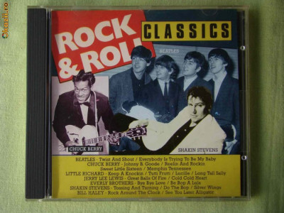 ROCK AND ROLL CLASSICS - Selectii - C D Original ca NOU foto