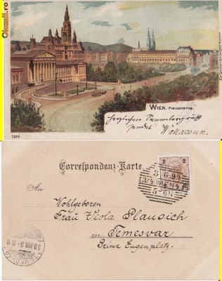 Austria - Viena (litho) foto