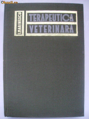 I. Marinescu - Terapeutica veterinara foto