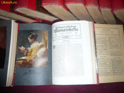 Velhagen &amp;amp;amp; Klafings -Almanah Lit.- Artistic1902-1910-12 vol foto
