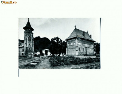 CP113-93 -Piatra Neamt, Biserica Sf.Ioan si turnul -circ. 1968 foto