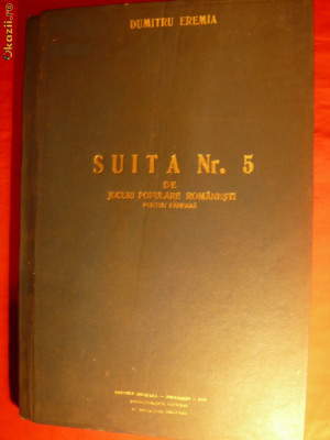 D. Eremia - SUITA NR. 5 -Jocuri Populare pt.Fanfara ed.1970 foto