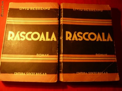 LIVIU REBREANU - RASCOALA -2vol.Ed.Socec 1943 foto