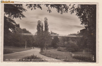 Craiova : Parcul Romanescu - Podul suspendat (1939) foto