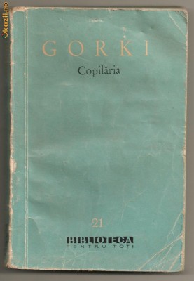(C92) &amp;amp;quot;COPILARIA&amp;amp;quot; DE GORKI foto