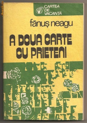 (C73) &amp;quot;A DOUA CARTE CU PRIETENI&amp;quot; DE FANUS NEAGU foto