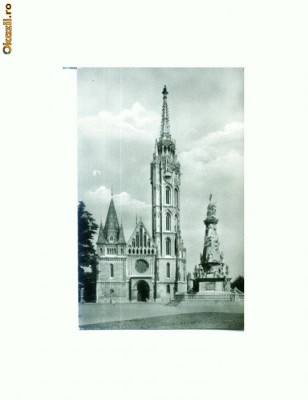 CP179-51 Budapest, Matyas templom (Ungaria) -circulata 1959 foto