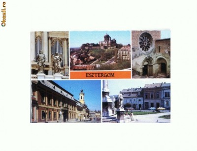 CP179-90 Esztergom. tiparita Budapest (Ungaria) -necirculata foto
