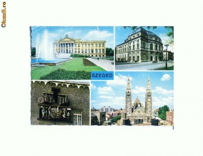 CP180-39 Szeged -(Ungaria)-circulata 1970 foto